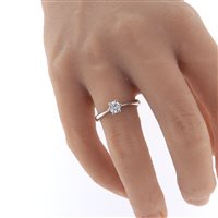 Anello Fanton Gioielli Donna SOLITARI in Oro Diamante 0.40 Ct FGSLDV041EVS1EX - FGSLDV041EVS1EX